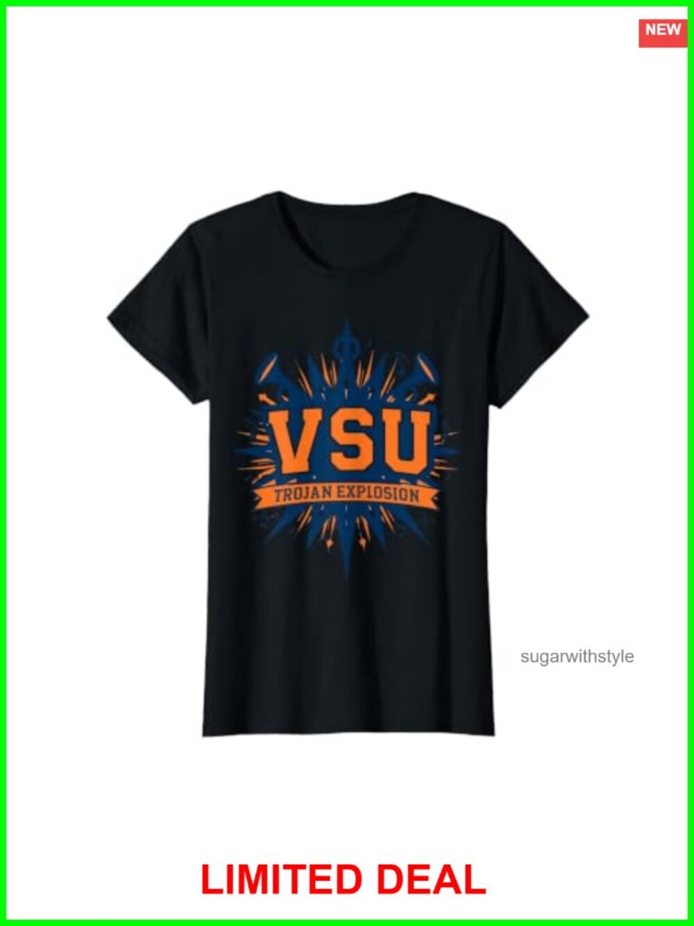 HBCU VSU Trojan Explosion 1882 T-Shirt Cotton Tee